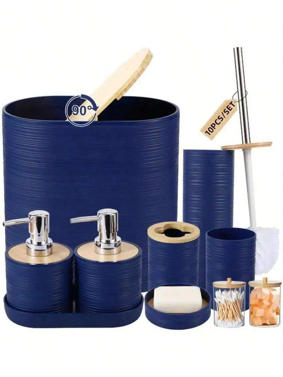 Classic Bathroom Accessories Set With Dispensers And Holders