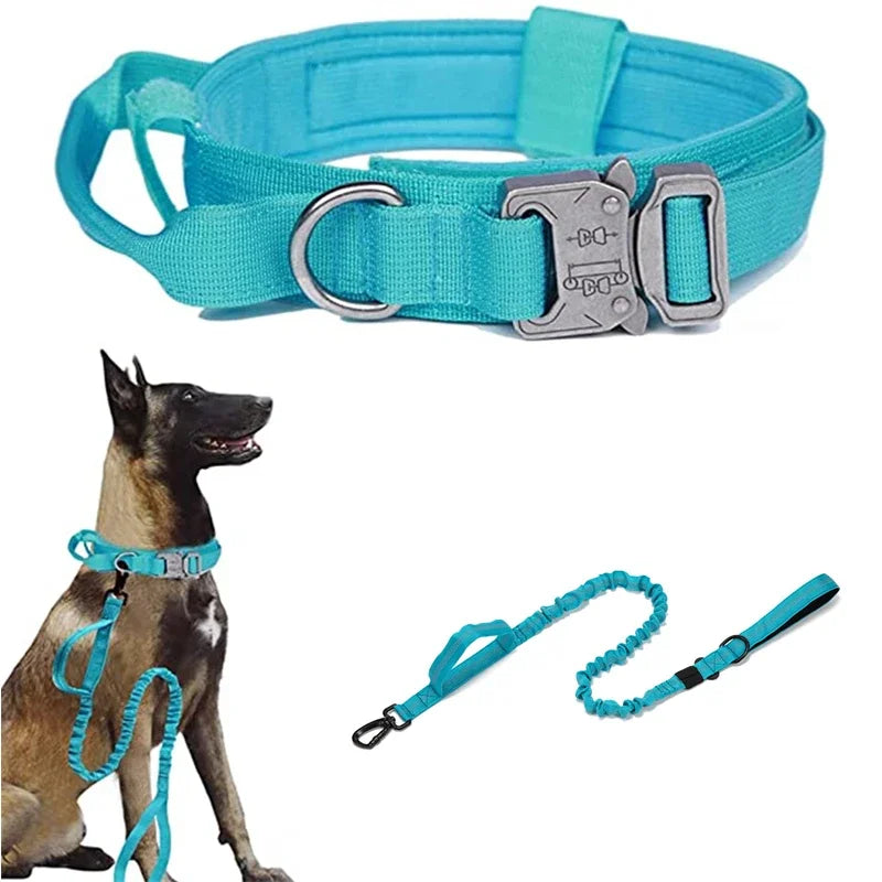COOYOMOO Durable Tactical Dog Collar And Leash Set For Training