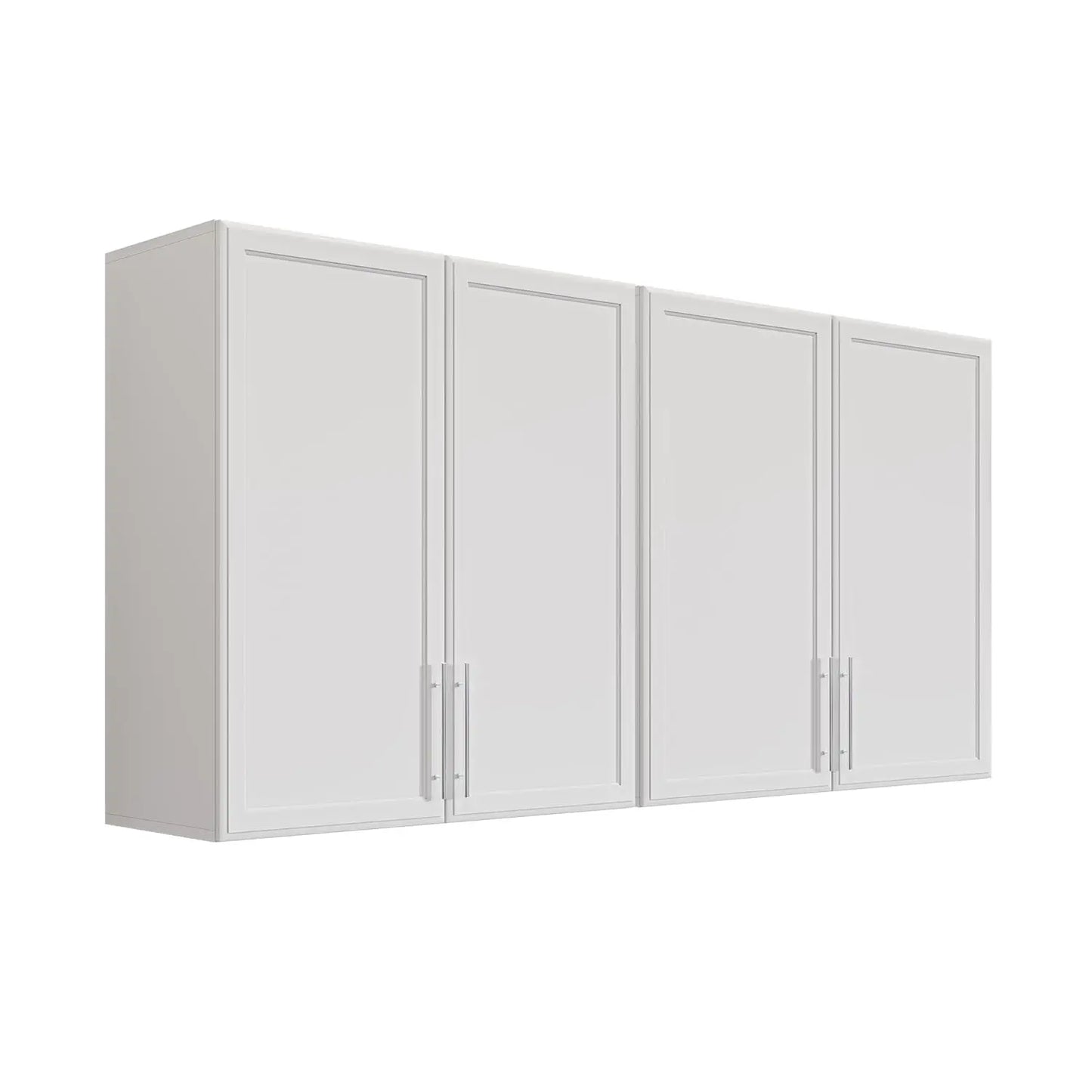 Laundry Room Wall Cabinet With Adjustable Shelves And Durable Wood