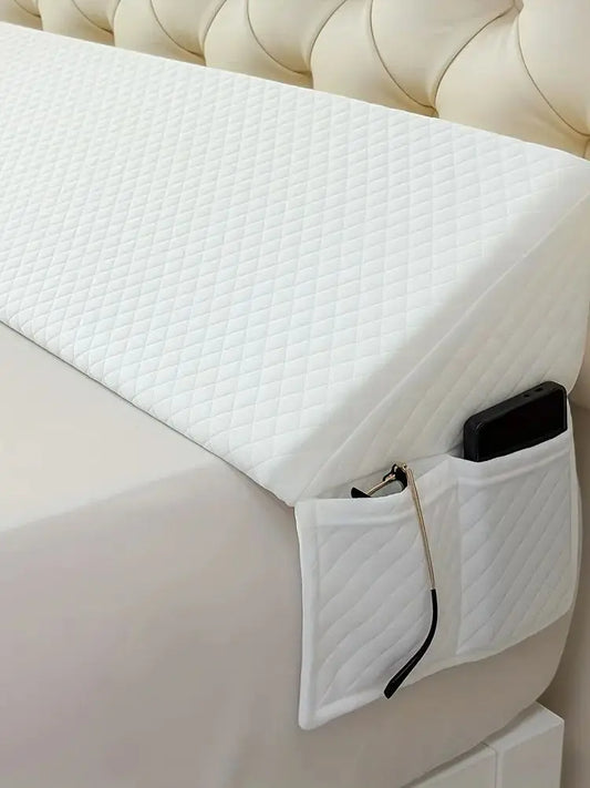 Bed Wedge Pillow Adjustable Memory Foam Backrest for Snoring