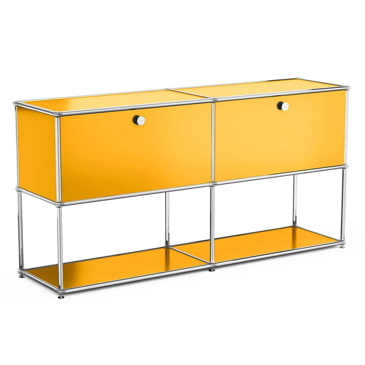 Stainless Steel Storage Cabinet Organizer and TV Stand for Living Room
