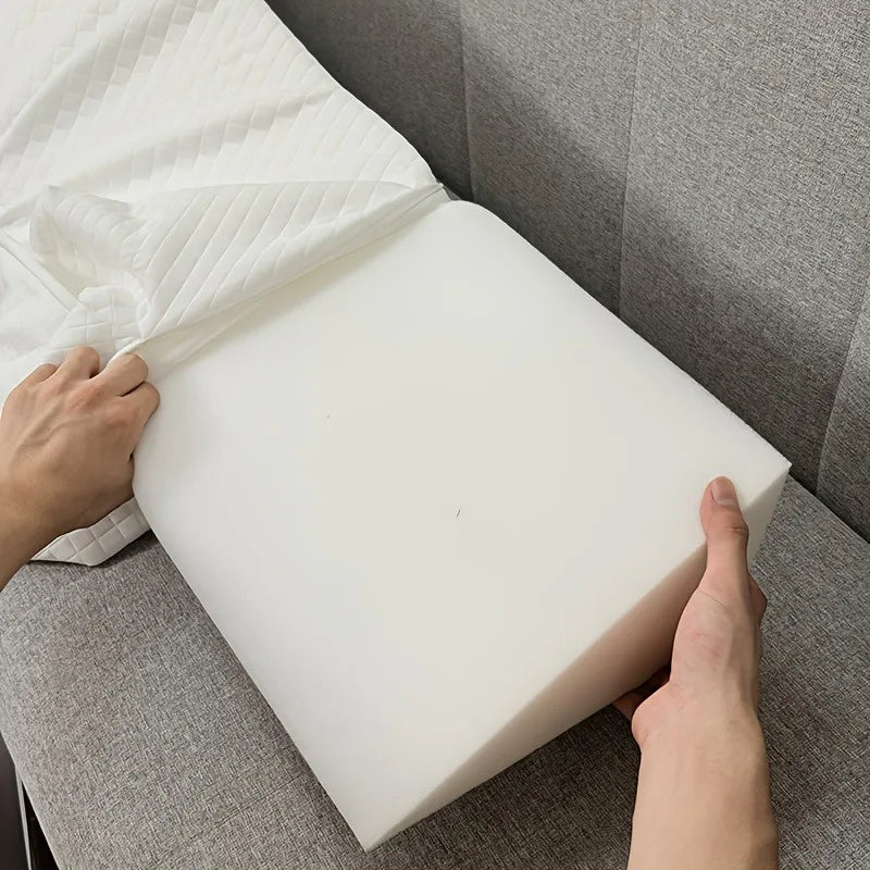 Bed Wedge Pillow Adjustable Memory Foam Backrest for Snoring