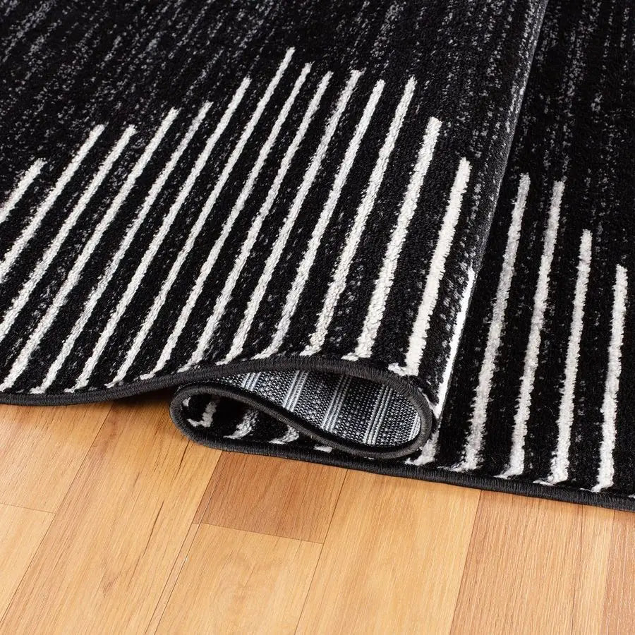 Bohemian Stripe Stain-Resistant Carpet For High Traffic Areas
