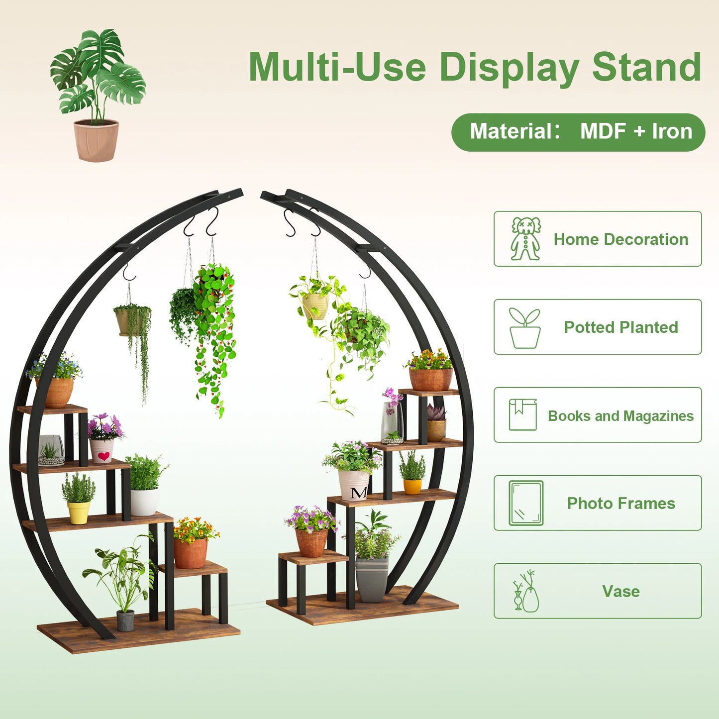 TWISTER.CK 5 Tier Flower Plant Stand Indoor 2 Pack