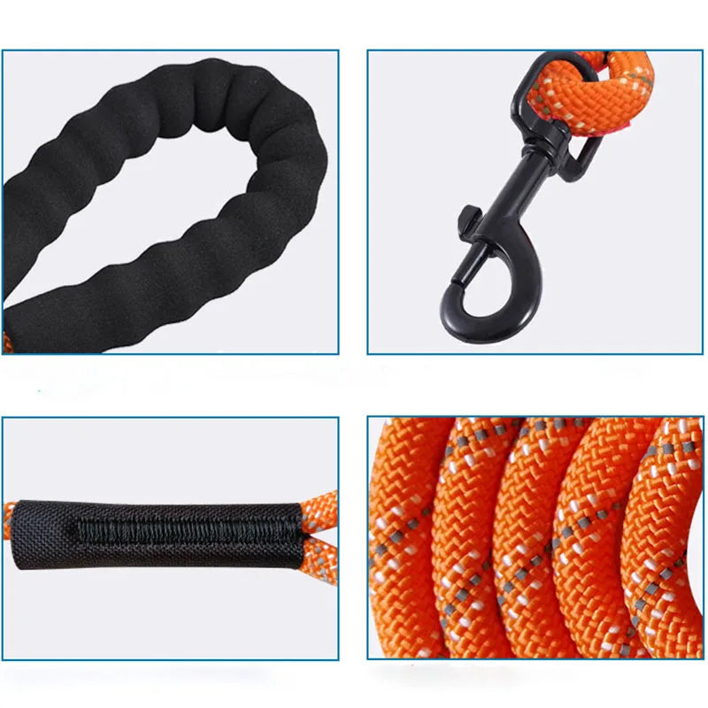 Reflective Nylon Dog Leash For Training And Walking