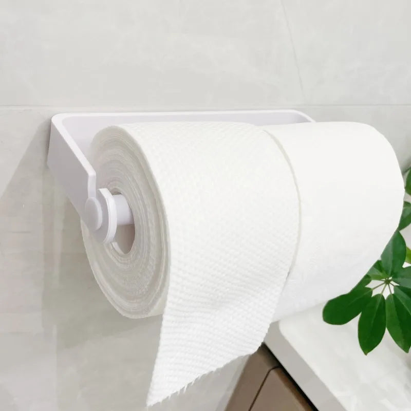 Adhesive Kitchen Paper Towel Holder And Napkin Rack