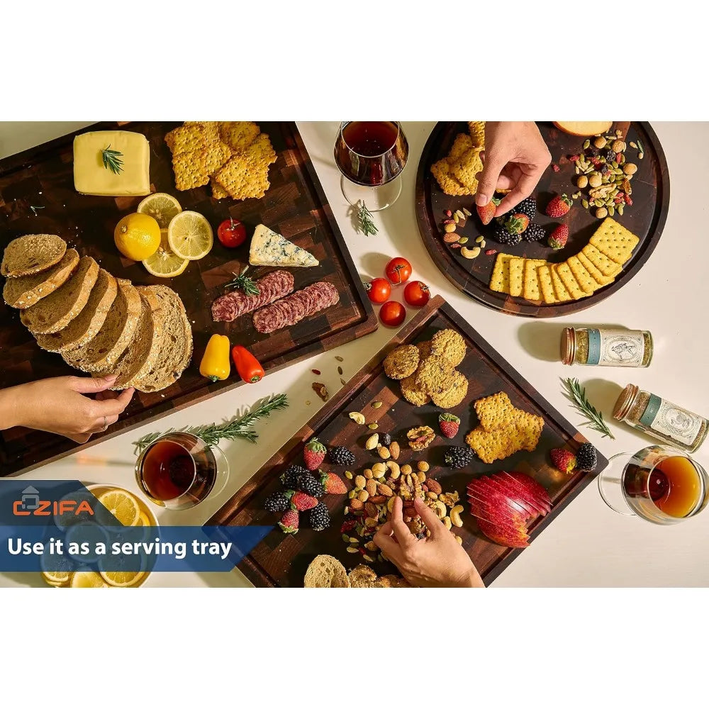 RBXC American Walnut Cutting Board With Juice Groove