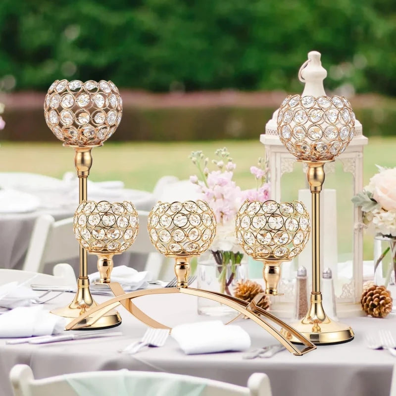 Vincigant Three-Arms Tealight Candelabra Stand