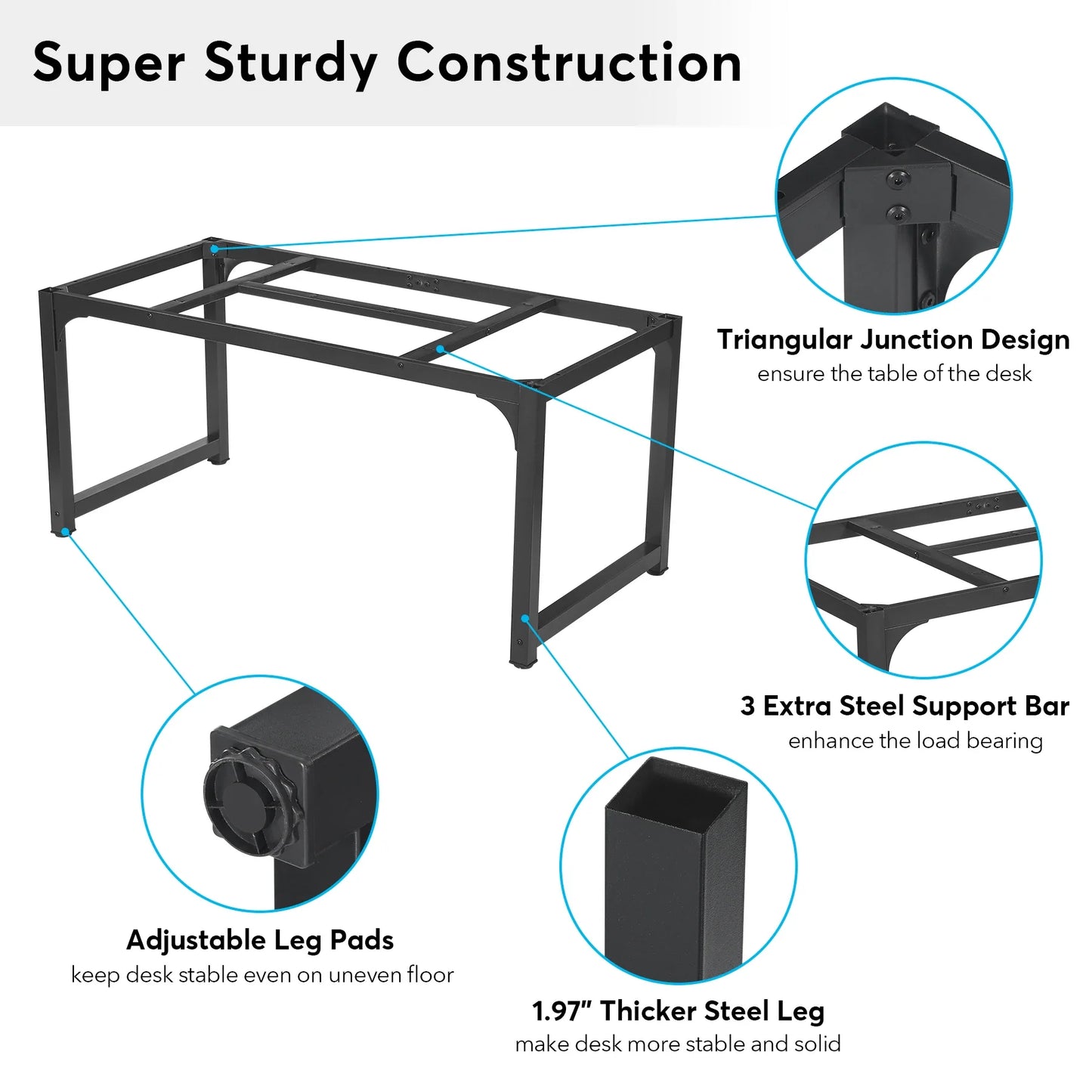 Tribesigns Computer Desk Workstation for Home Office