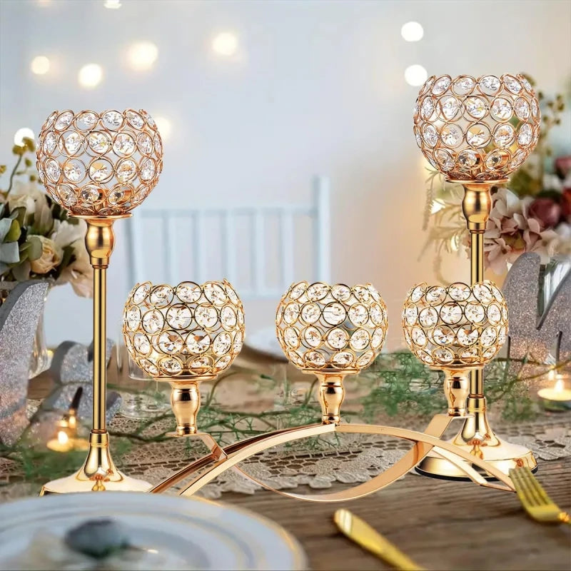 Vincigant Three-Arms Tealight Candelabra Stand