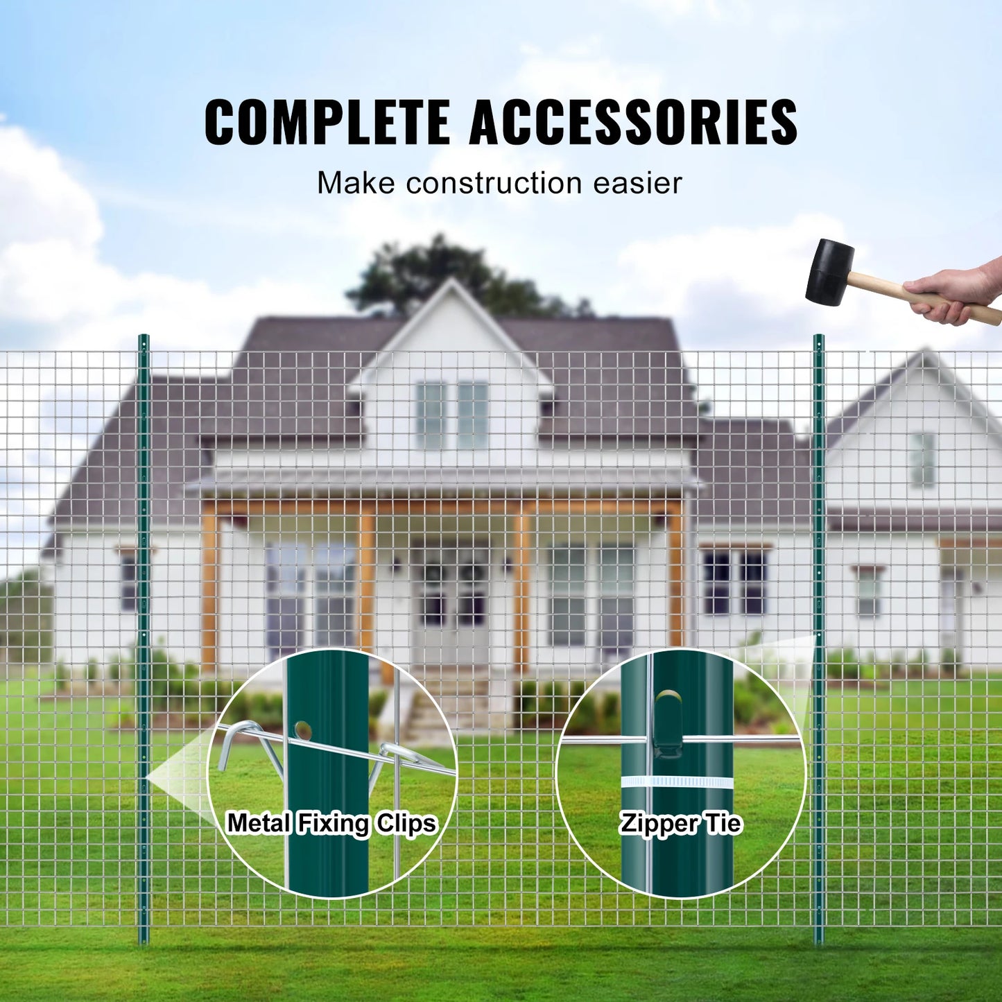 SucceBuy Heavy Duty T Post Fence Posts and Steel Stakes