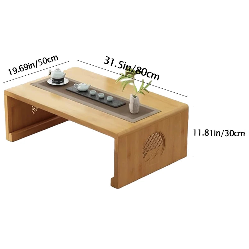 Japanese Style Foldable Coffee Table For Floor Use