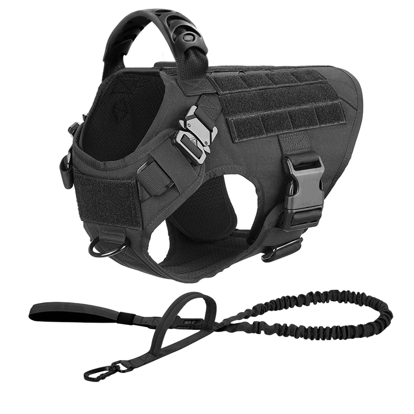 Nylon Dog Harness And Leash Set Training Vest And Collar