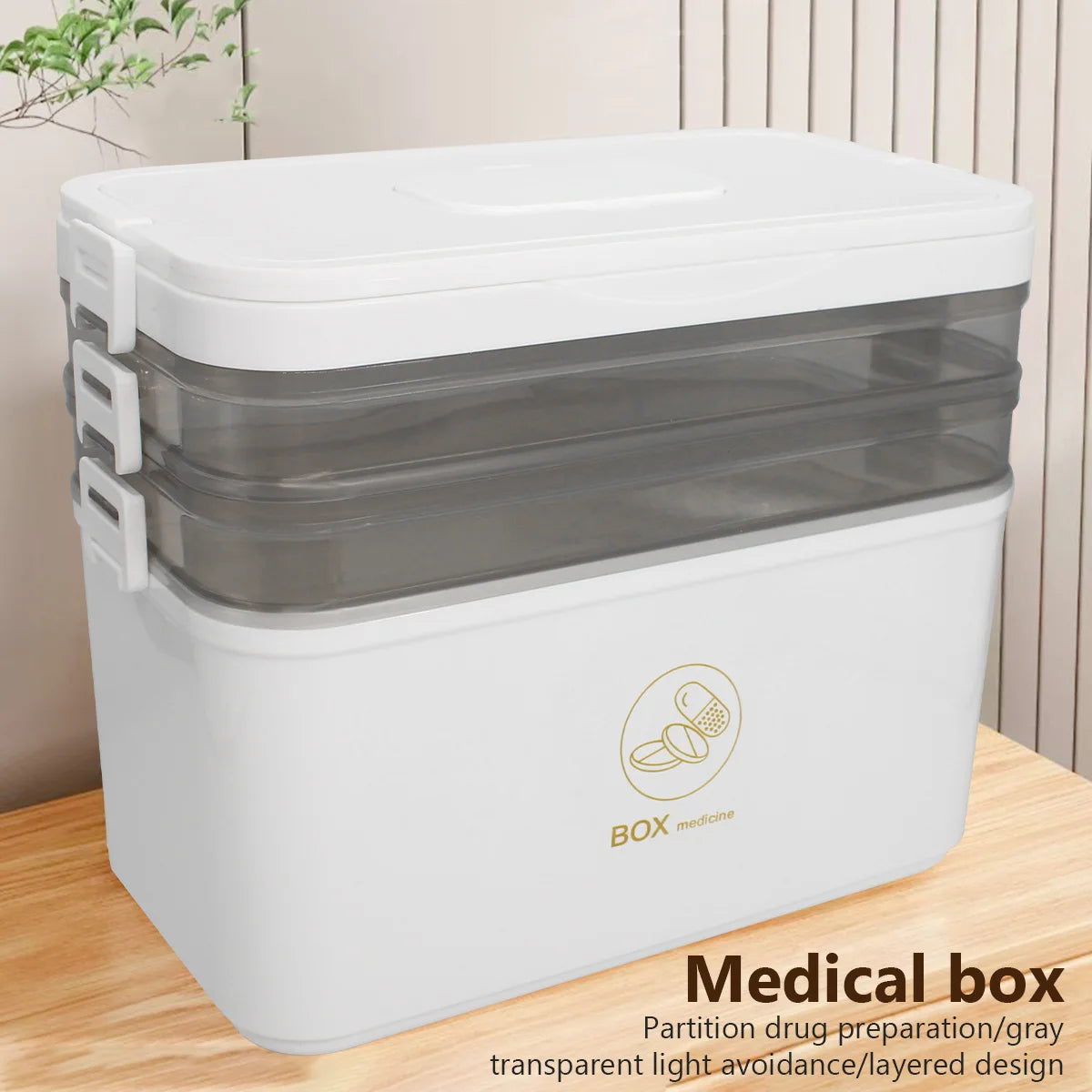 Large Capacity Stackable Storage Box Organizer For Home Office Use