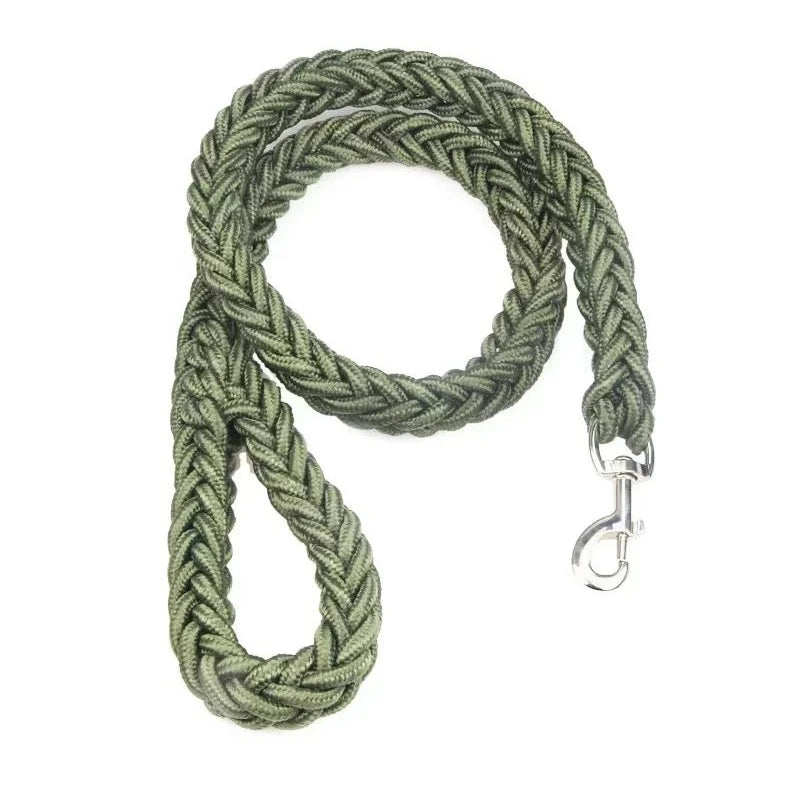 Nylon Braided Dog Leash Traction Rope For Large Breeds