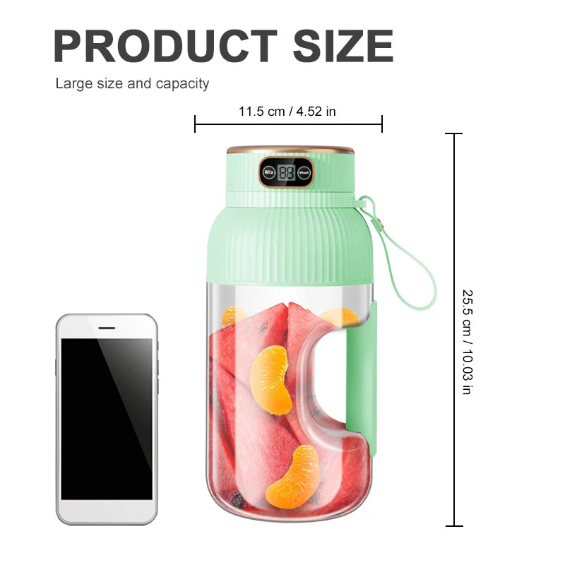 Portable USB Juicer Blender for Smoothies and Juices