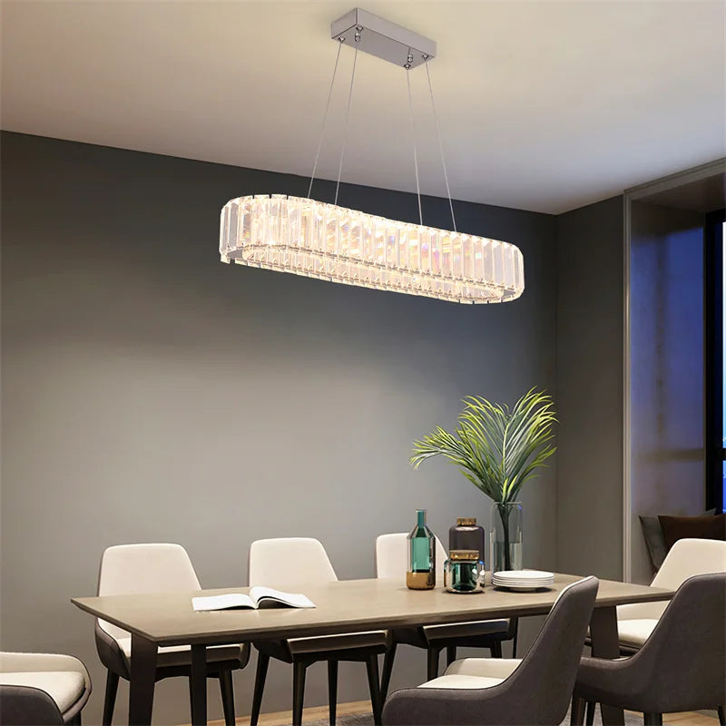 Modern Crystal Chandelier For Dining And Living Rooms