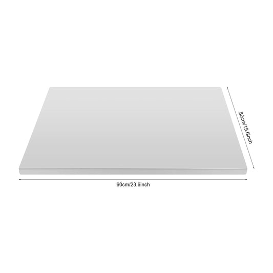 Eco-Friendly Stainless Steel Chopping Board With L-Shaped Edge
