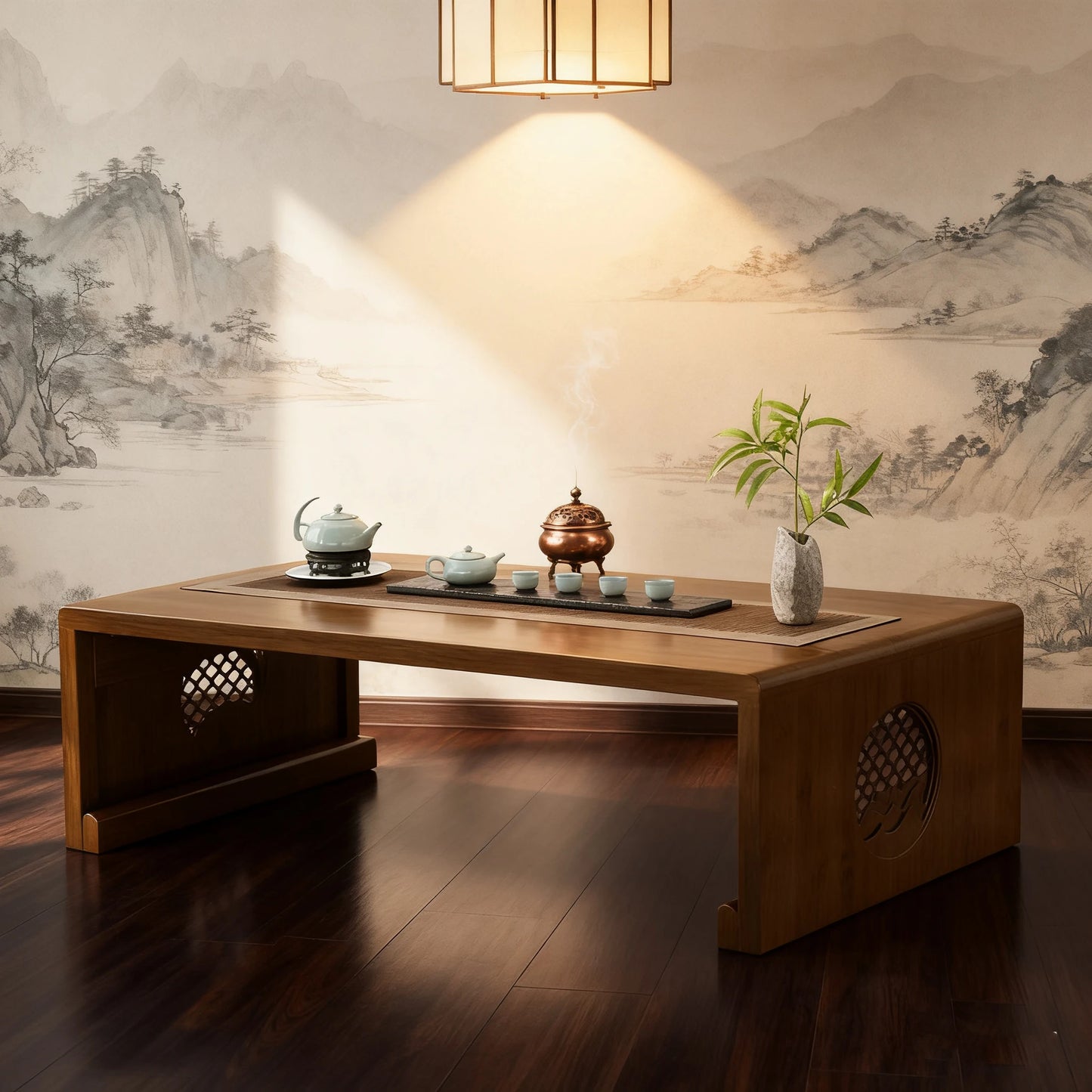 Japanese Style Foldable Coffee Table For Floor Use
