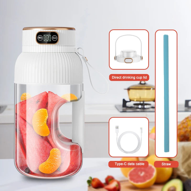 Portable USB Juicer Blender for Smoothies and Juices
