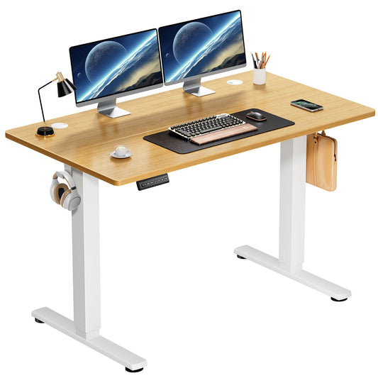 JHK Electric Height Adjustable Standing Desk Sit Stand Workstation