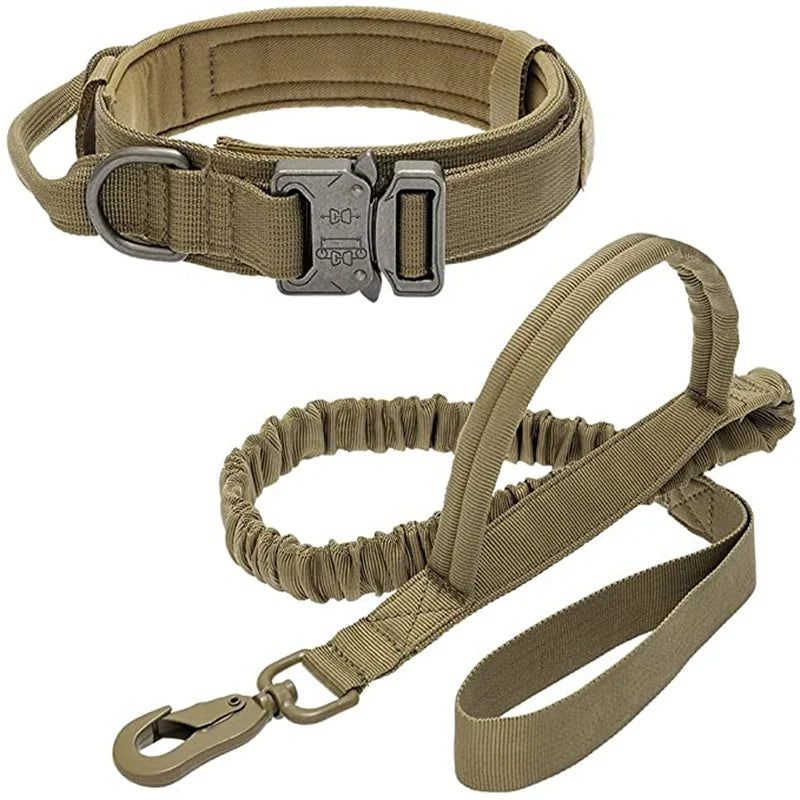 COOYOMOO Durable Tactical Dog Collar And Leash Set For Training