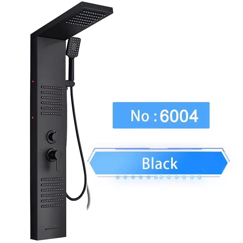 Shinesia Luxury Led Shower Panel Spa Massage Jet System