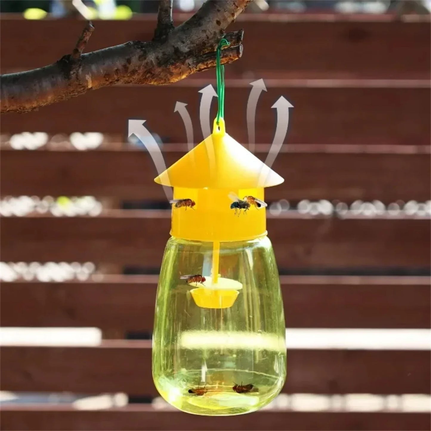 Wasp Traps Waterproof Hanging Hornet Trap Indoor Outdoor Reusable Garden