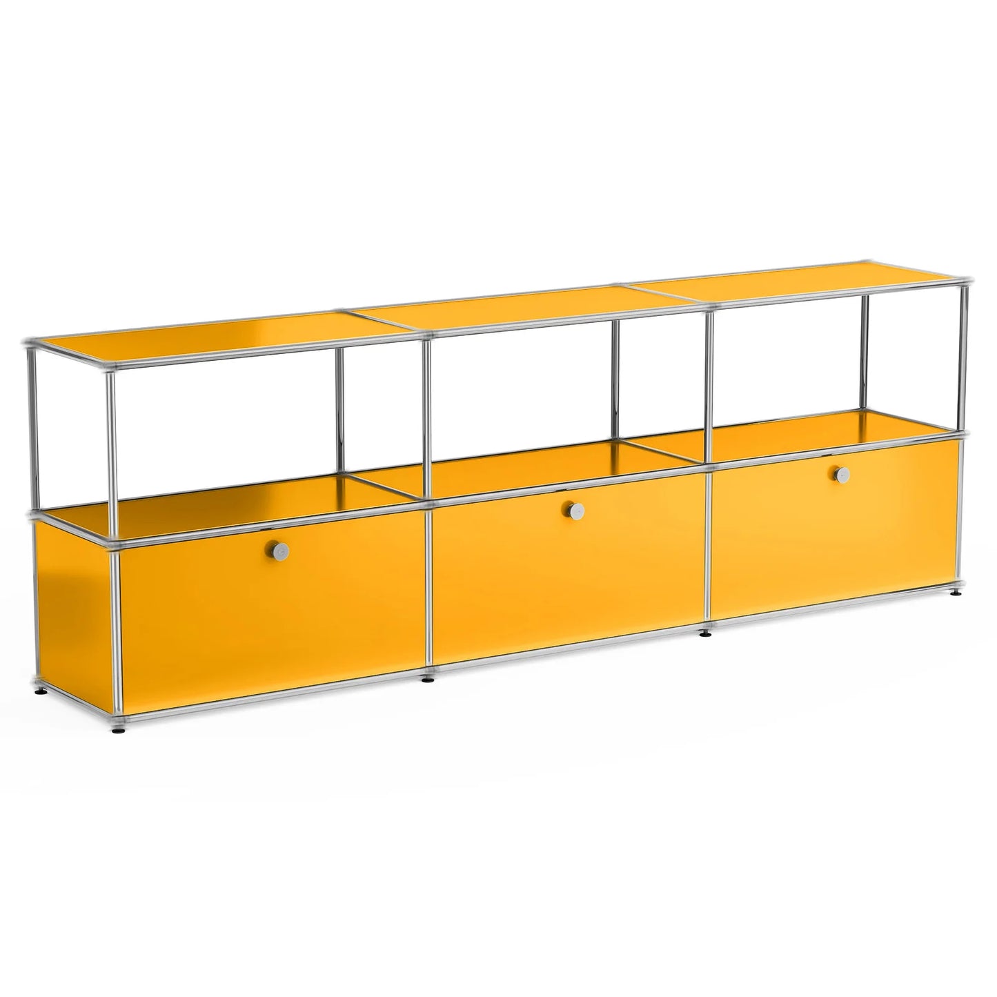 Stainless Steel Storage Cabinet Organizer and TV Stand for Living Room