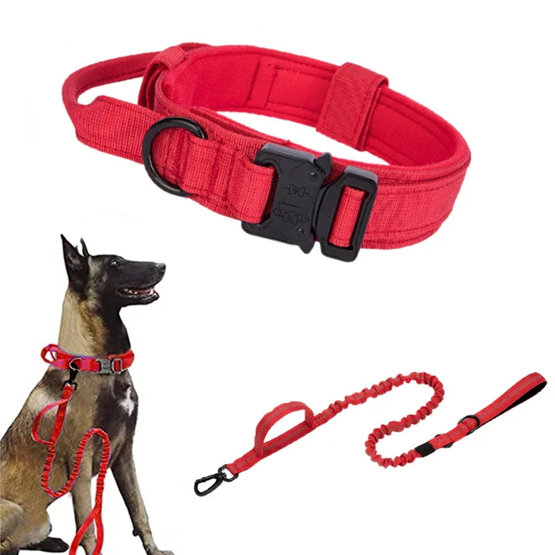 COOYOMOO Durable Tactical Dog Collar And Leash Set For Training