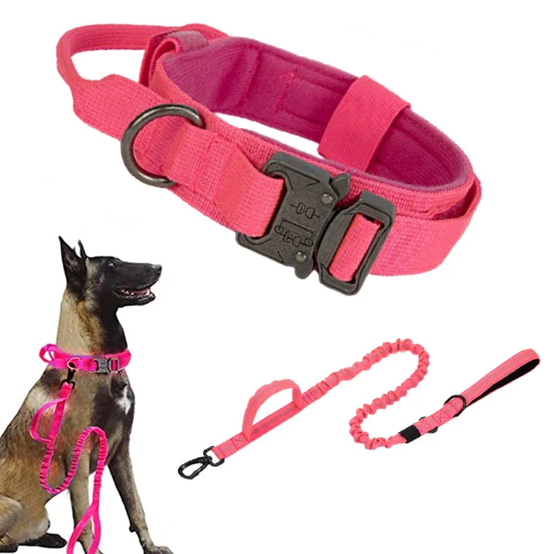 COOYOMOO Durable Tactical Dog Collar And Leash Set For Training