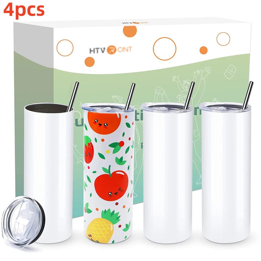 HTVRONT Sublimation Tumblers 8pcs/4pcs