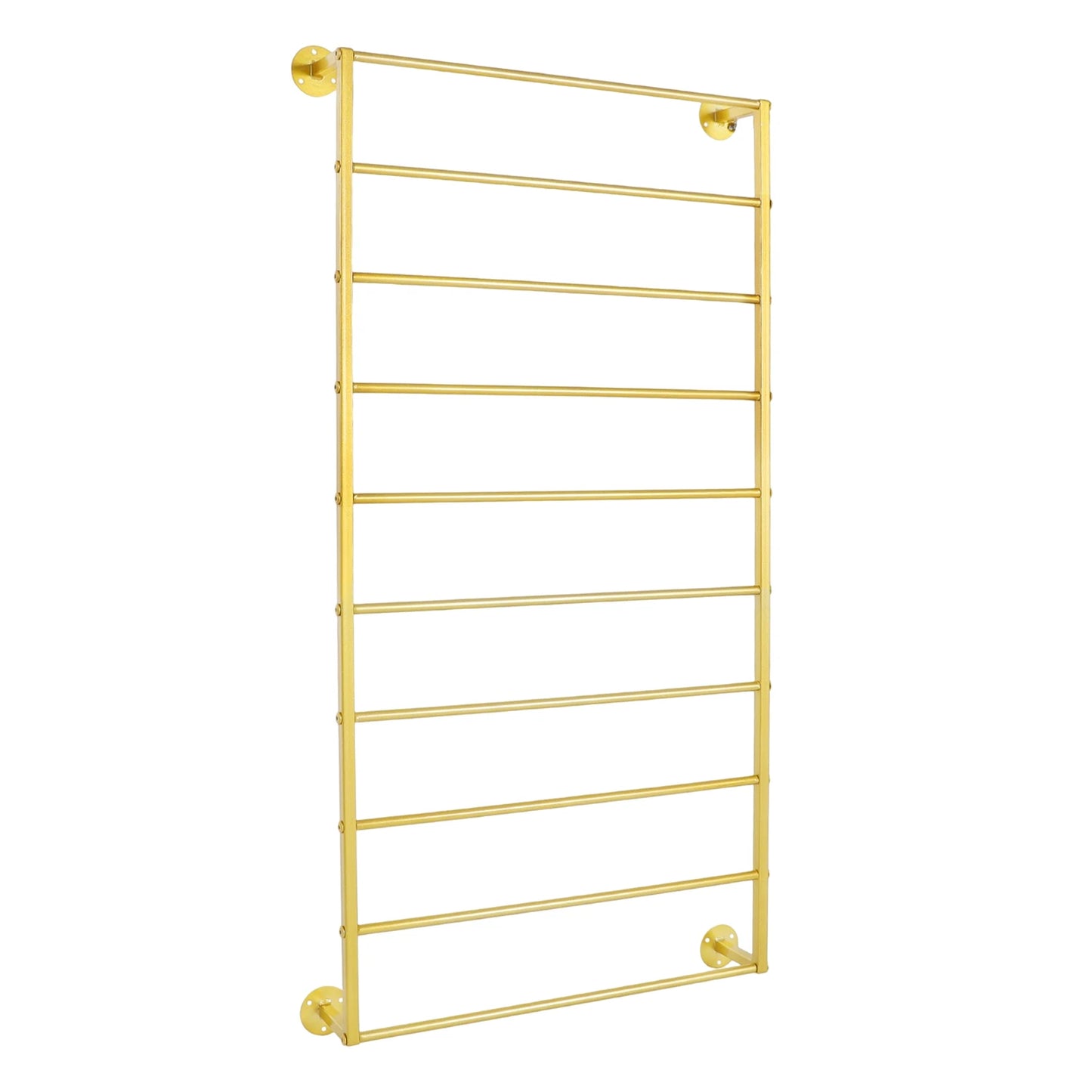 Indoor Wall Mounted Scarf And Towel Display Rack Organizer