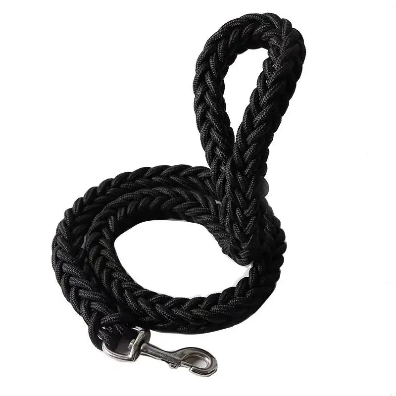 Nylon Braided Dog Leash Traction Rope For Large Breeds