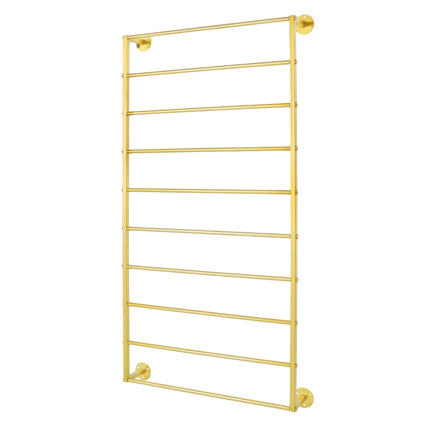 Indoor Wall Mounted Scarf And Towel Display Rack Organizer