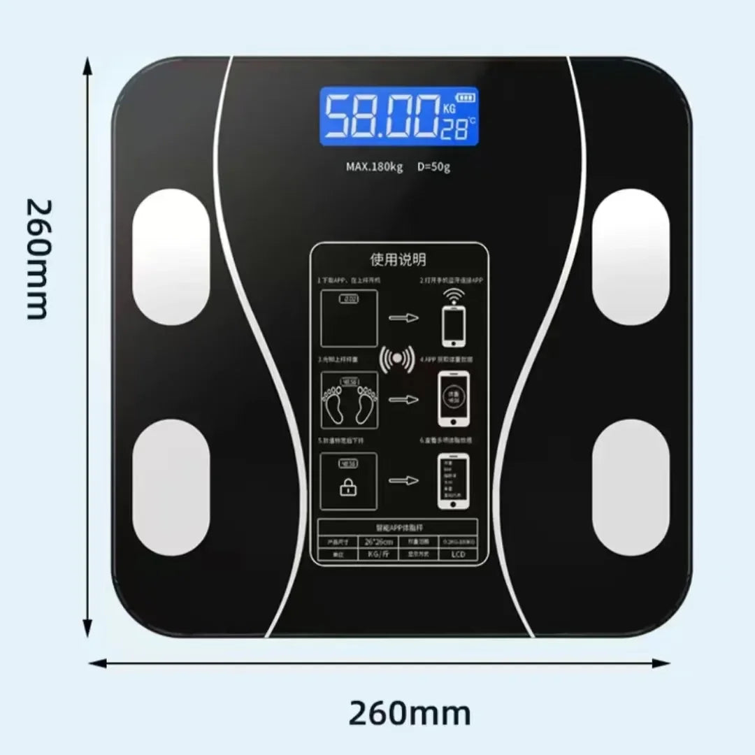 USB Body Fat Scale Smart Digital Weighing Device