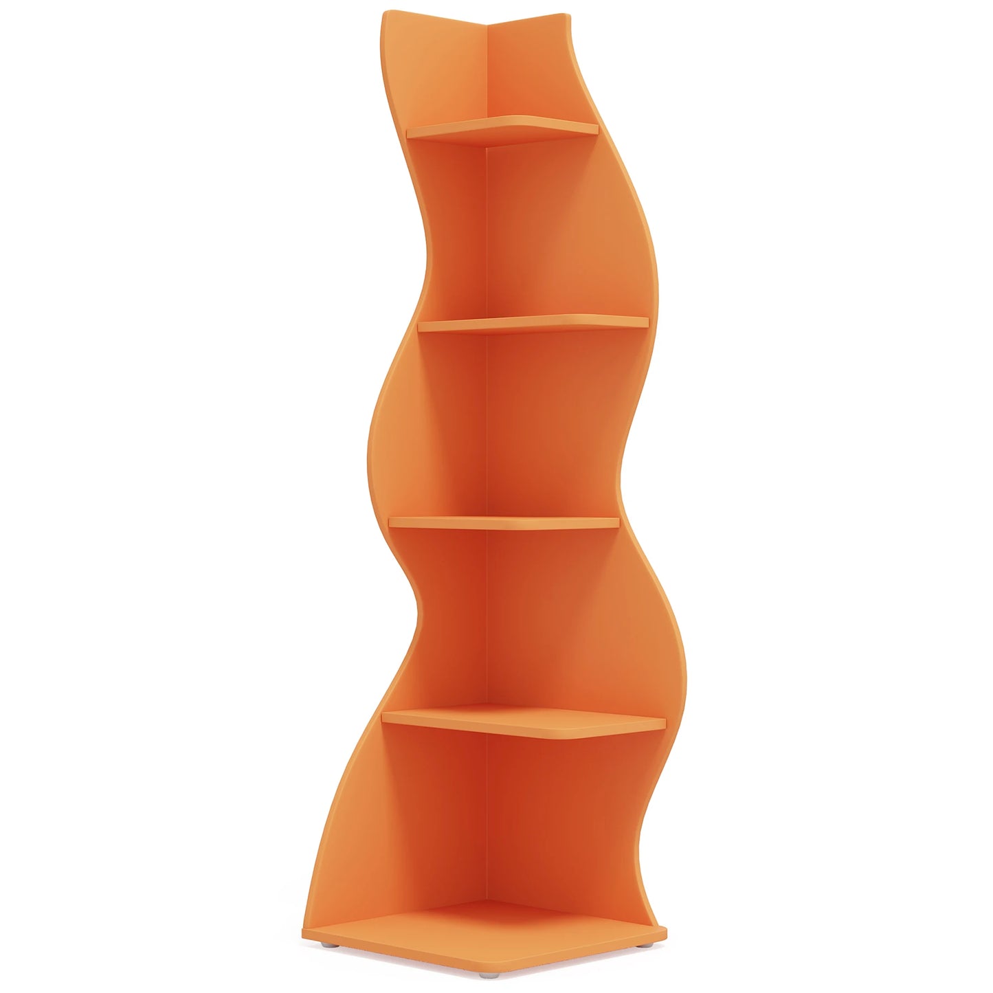 Tribesigns 5 Tier Corner Shelf Wall Corner Bookshelf Plant Stand