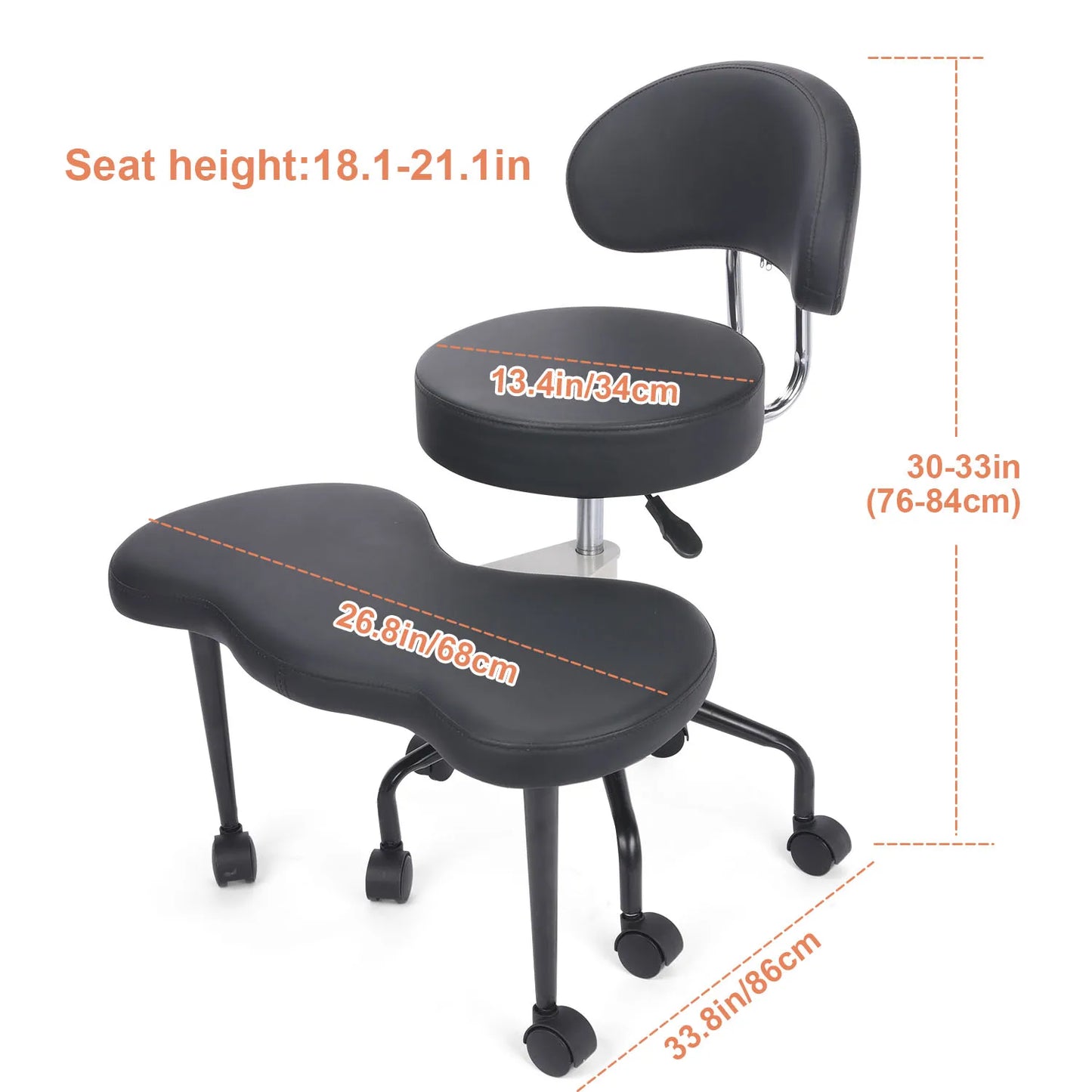 Cross Desk Chair With Lumbar Support And Height Adjustment