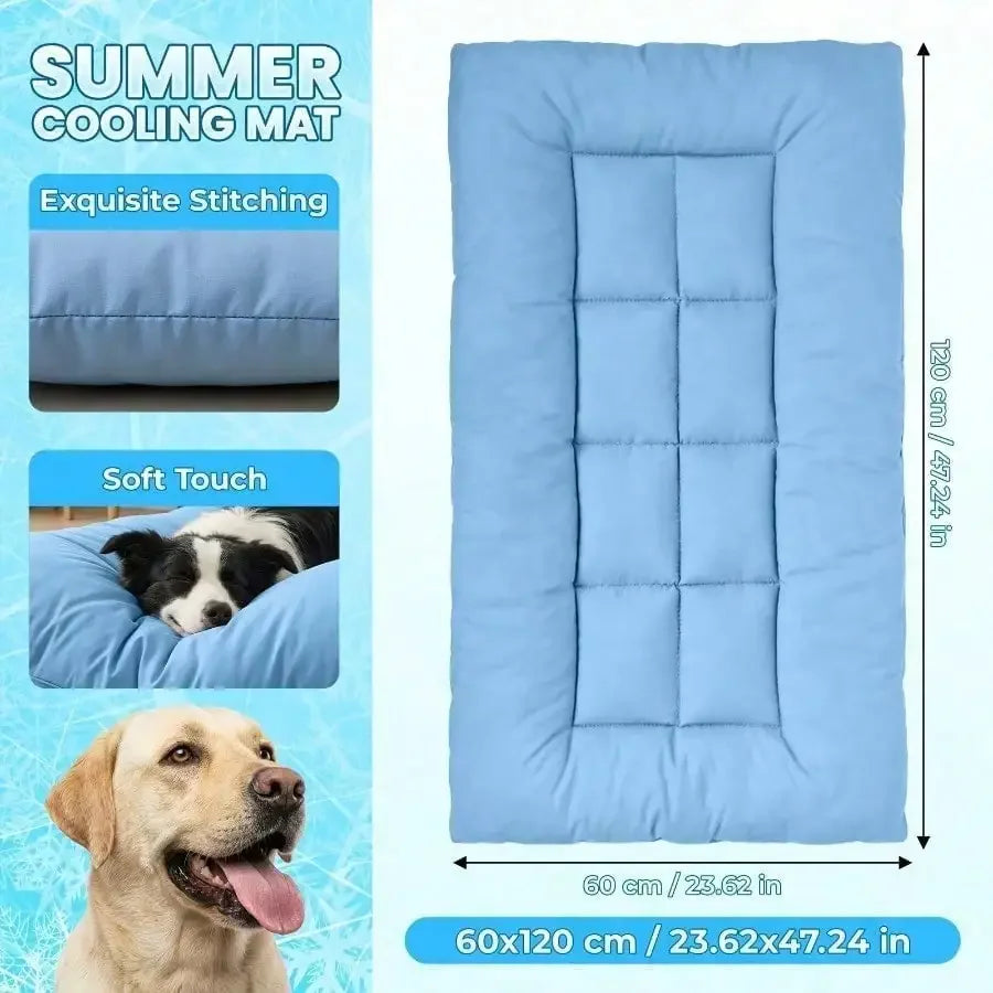 Summer Cooling Mat Dog Bed Ultra Soft Plush For Pets