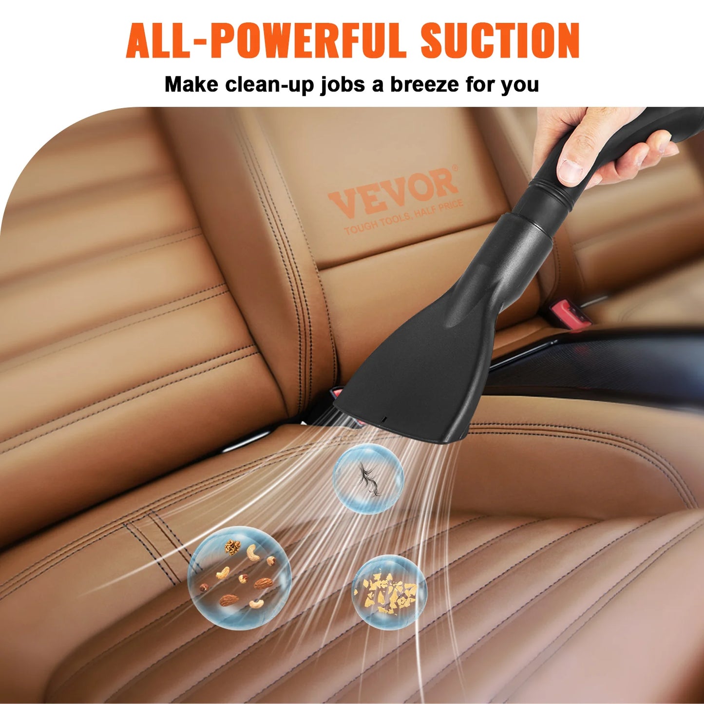 SucceBuy 3-In-1 Wet Dry Shop Vacuum