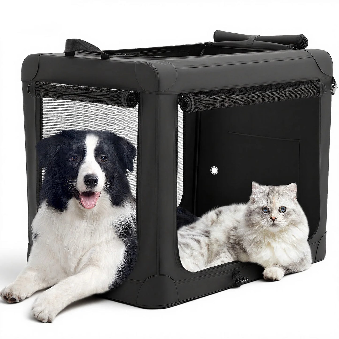 JHK Folding Soft Dog Crate Portable Kennel for All Sizes