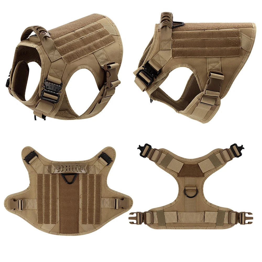 Nylon Dog Harness And Leash Set Training Vest And Collar