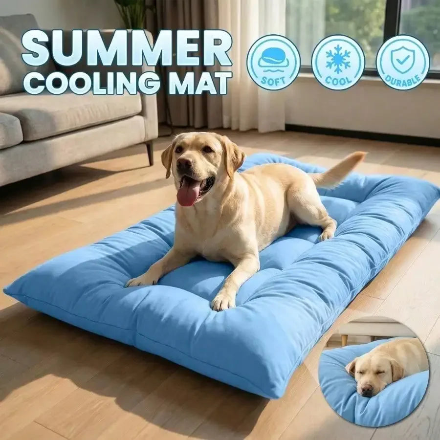Summer Cooling Mat Dog Bed Ultra Soft Plush For Pets