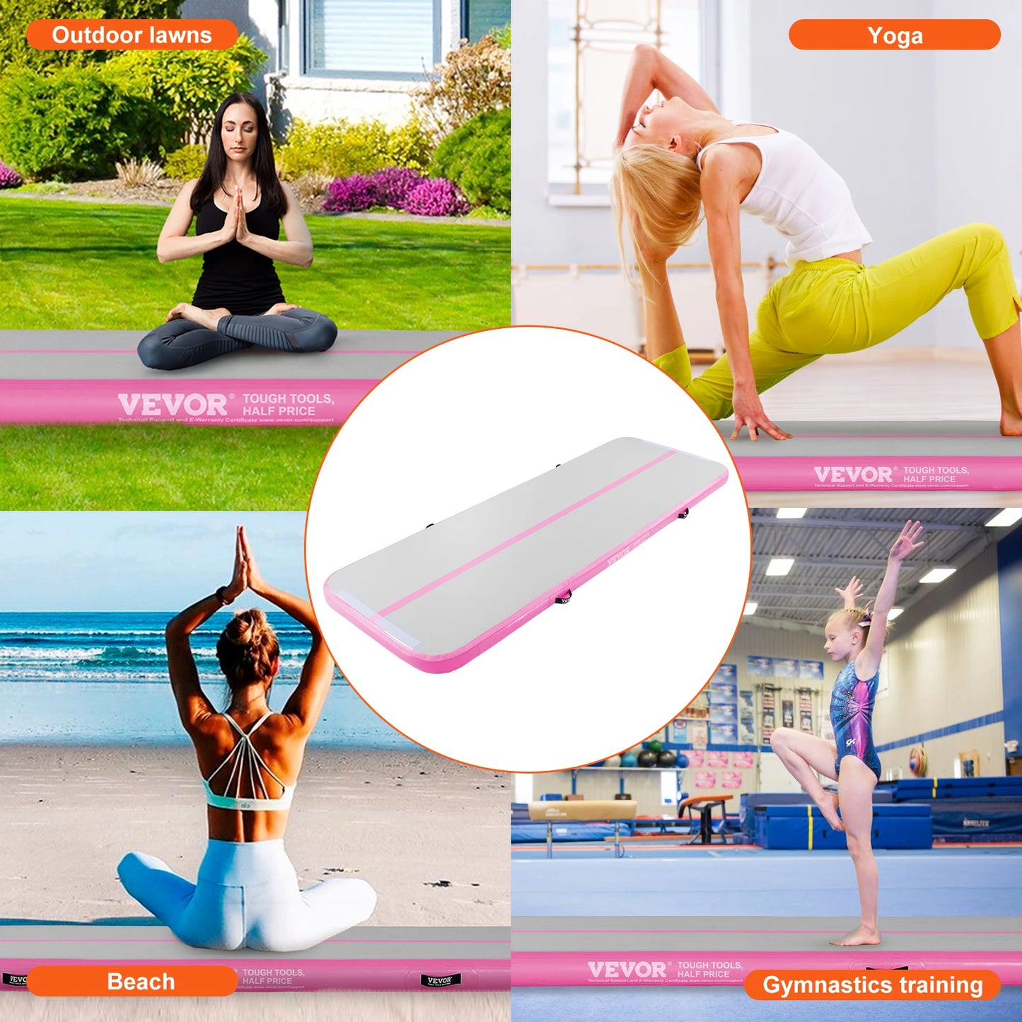 Gymnastics Air Mat Tumbling Mat For Home And Gym Training