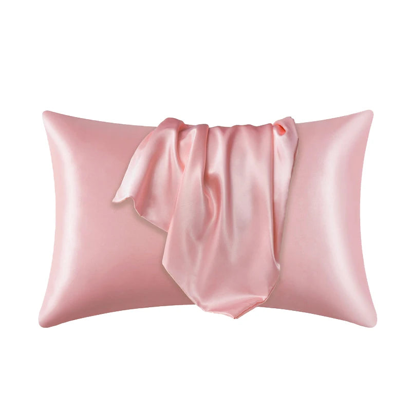 100 Percent Silk Pillowcase Satin Hair Care Pillow Cover For Smooth Sleep
