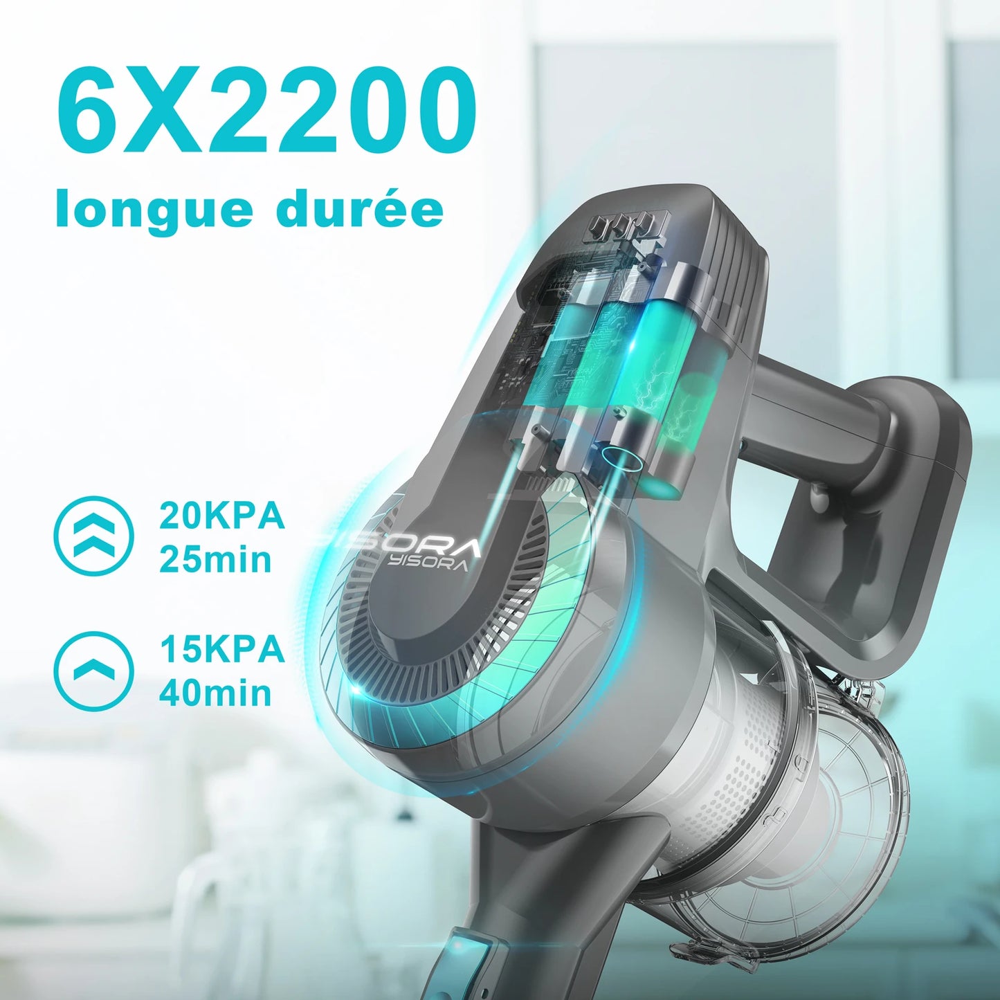 INSE N300 Cordless Upright Vacuum Cleaner For Carpet And Hard Floor