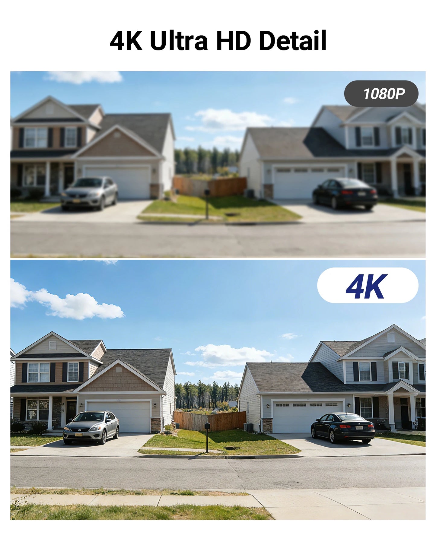 Anlapus 4K 8MP 5MP 2MP HD-TVI Outdoor Bullet Security Camera