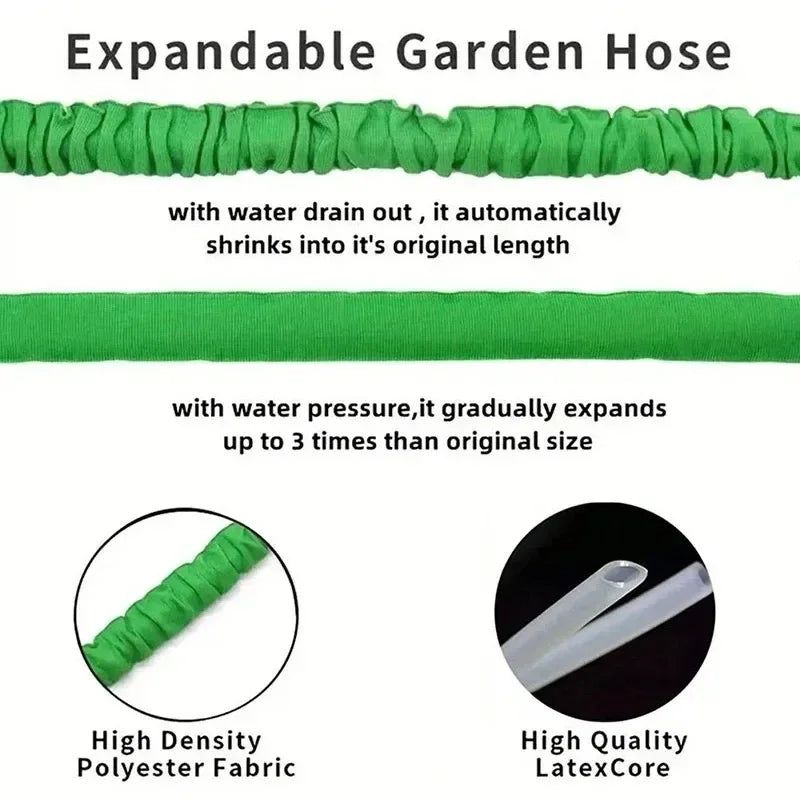 Expandable Garden Hose Flexible Watering Hose For Garden And Car Cleaning