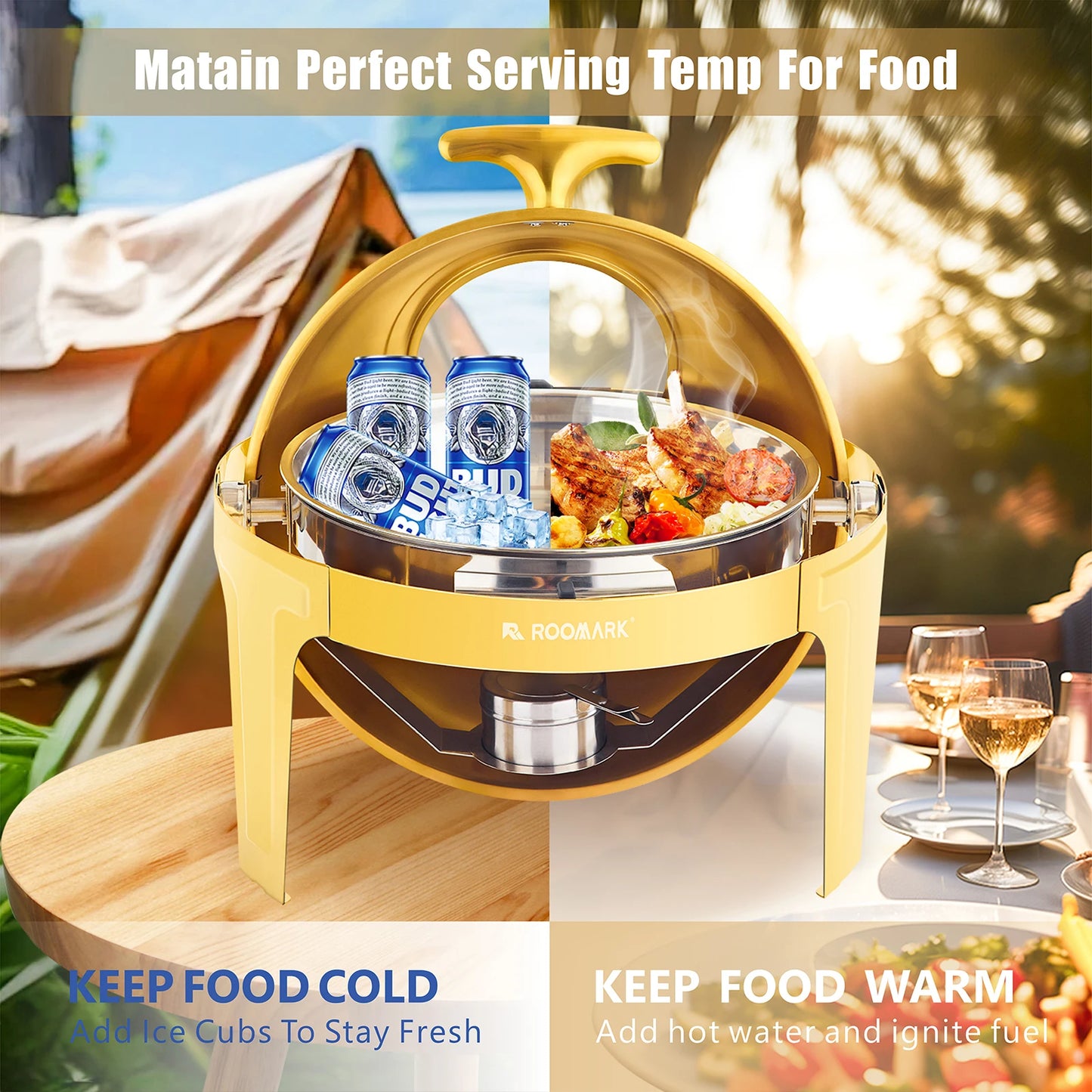 Chafing Dish Buffet Set Stainless Steel Warmer