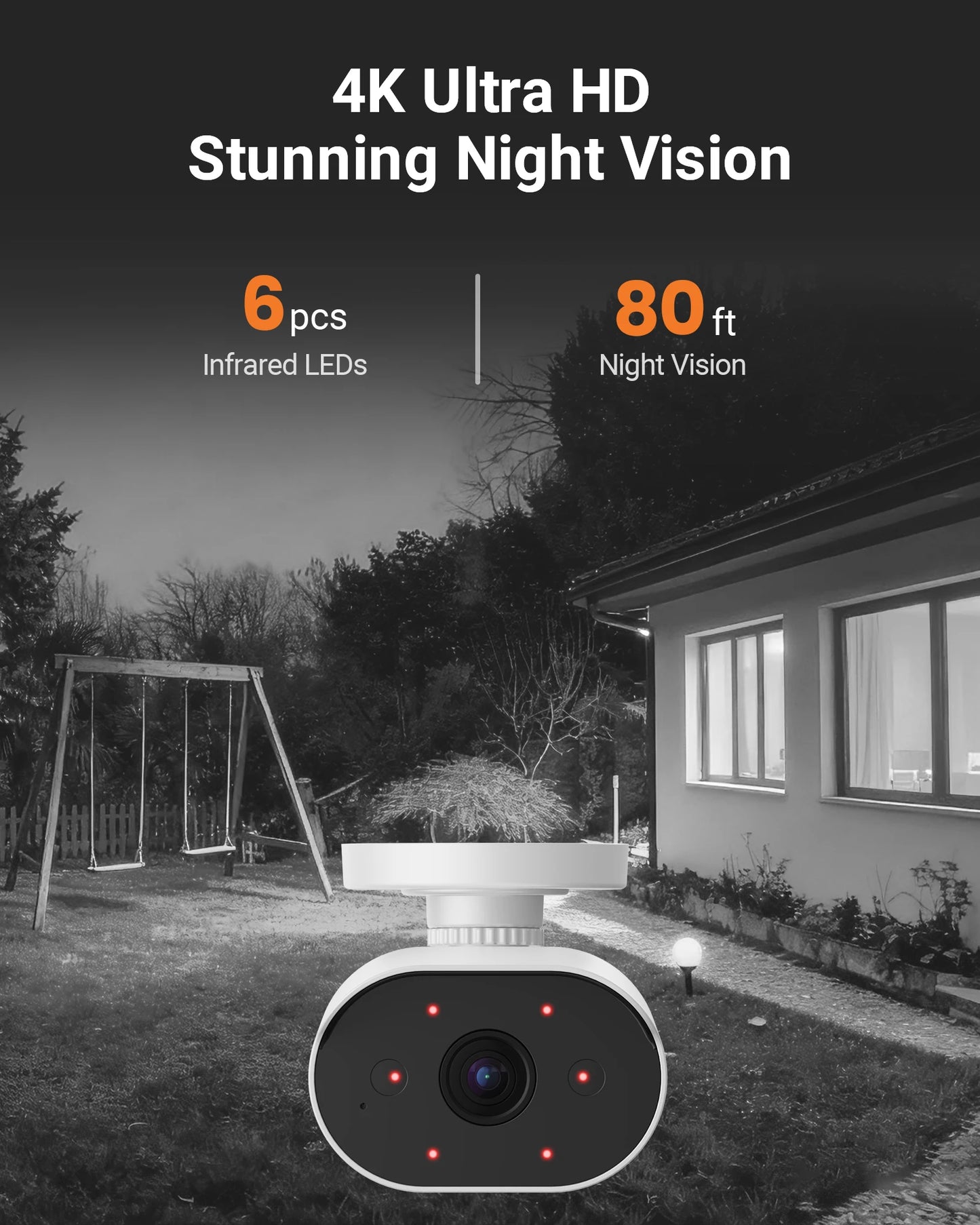 Anlapus 4K 8MP 5MP 2MP HD-TVI Outdoor Bullet Security Camera
